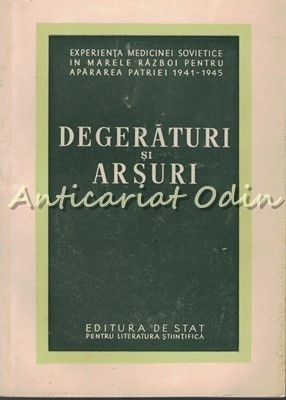 Degeraturi Si Arsuri - S. S. Ghirgolav - Tiraj: 1600 Exemplare foto