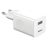 Incarcator Quick Charge 3.0 24W, 1 x USB Output 3.6V-8V/3A, alb, Baseus