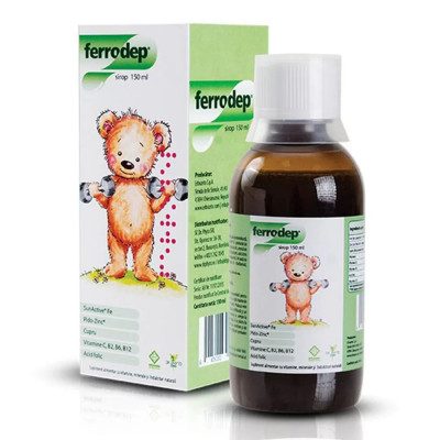 Sirop pentru copii Ferrodep, 150ml, Dr. Phyto foto