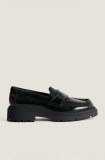 Hoff mocasini MOCASIN SCHOOL CAQUI femei, culoarea negru, cu toc plat, 22428002 SCHOOL