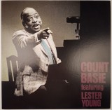 Vinil &quot;Japan Press&quot; Count Basie Featuring Lester Young &lrm;(NM), Jazz