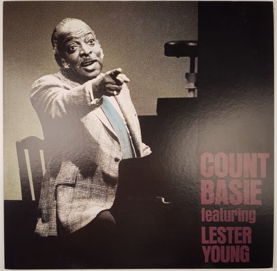 Vinil LP &amp;quot;Japan Press&amp;quot; Count Basie Featuring Lester Young &amp;lrm;(NM) foto