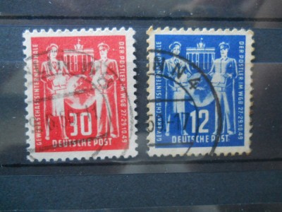 1949 SERIE GERMANIA DDR COTA 37$ foto