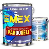 Pachet Vopsea Poliuretanica Pardoseala &ldquo;Emex&rdquo; - Negru - Bid. 20 Kg + Intaritor 4 Kg