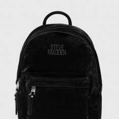 Steve Madden rucsac Bpace femei, culoarea negru, mare, neted