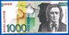 (1) BANCNTA SLOVENIA - 1000 TOLARJEV 1993 (1 IUNIE), PORTRET FRANCE PRESEREN