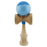Kendama profesionala X cu cupe mari si ata albastra albastru bleu