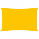 Gossi panza parasolar, galben dreptunghiular 4x5 m, hdpe, 160 g/m2