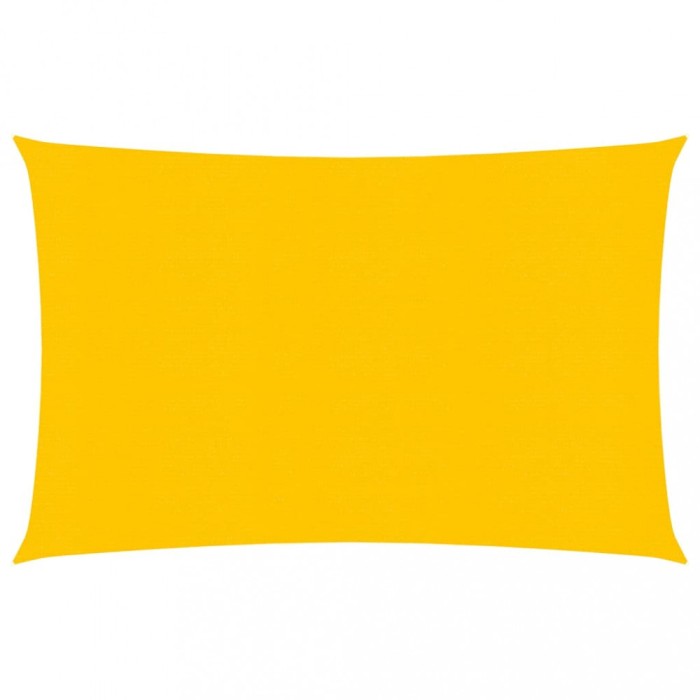 Gossi panza parasolar, galben dreptunghiular 4x5 m, hdpe, 160 g/m2