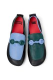 Camper mocasini de piele TWS culoarea negru, cu toc plat, K201833-001
