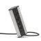Bloc multipriza de colt Delight, 4 x 250 V, 16A, 3500 W, cablu 1.5 m, Argintiu/Negru