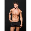 Boxeri Barbati Sexy Plasa Transparenti Stripe Black L/XL, Microfiber, Lenjerie Barbati