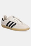 adidas Originals sneakers din piele &icirc;ntoarsă Samba OG culoarea bej, JR2014