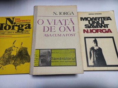 NICOLAE IORGA- PACHET 3 VOLUME foto