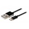 Cablu alimentare si sincronizare pentru iPad iPhone iPod Apple lightning - USB 2.0 A tata 1m negru VALUELINE