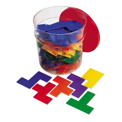 Set forme geometrice Pentomino Learning Resources, 72 piese, 6 - 12 ani foto