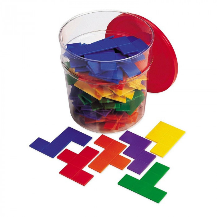 Set forme geometrice Pentomino Learning Resources, 72 piese, 6 - 12 ani