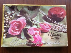 cutie bomboane fine de ciocolata kandia timisoara reclama romaneasca veche epoca de aur RSR romania anii &#039;80
