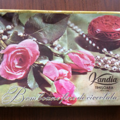 cutie bomboane fine de ciocolata kandia timisoara reclama veche epoca de aur RSR
