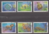 A12 S5 3 - Timbre foarte vechi - Tanzania - fauna marina