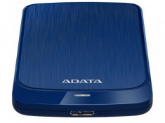 Hdd extern adata 2tb hv320 2.5 usb 3.1 senzor protectie socuri criptare date ultraslim albastru foto