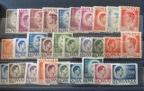 ROMANIA 1945 LP 188 UZUALE MIHAI I, serie MNH, Nestampilat