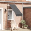 VidaXL Copertină retractabilă manual, antracit, 100 cm 145832