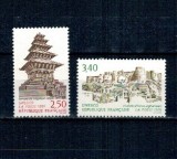 Franta 1991 - Situri UNESCO, monumente, serie neuzata