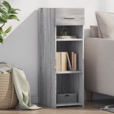Gossi dulap, gri sonoma, 30x42,5x93 cm, lemn prelucrat