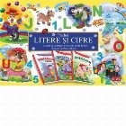 Pachet de LUX 3 carti Litere si cifre: 1. Abecedarul Vesel; 2. Invatam sa numaram; 3. Abecedar. Invat sa citesc