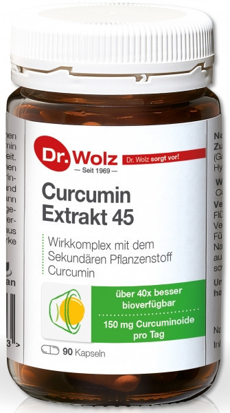Curcumin Extract 45 Dr. Wolz 90cps