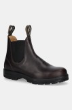 Blundstone ghete chelsea de piele 2130 culoarea maro, 2130.Auburn