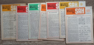 Revista Romana de Sah 1977 (7 numere) foto