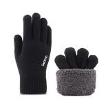 Manusi pentru dama cu functie touchscreen (ecran tactil) - spandex - black, Oem