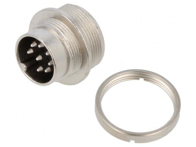 Conector M16 Soclu Tată 8 Pin 5A 32V IP40 foto