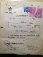 1931, Certificat na?ionalitate romana, Liviu Unanian, Bucure?ti, Delea Veche 23 foto