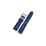 Curea de Ceas Swatch 19mm &ndash; Piele Naturală Albastră &ndash; &Icirc;nlocuiește Cureaua