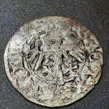 Polonia 1/2 groschen ND 1447 argint Cazimir lV Jagellonsky