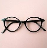 Rama Rame Ochelari vedere dama cat eye ochi pisica neagra plastic NOI NOUA, Femei, Ochi de pisica