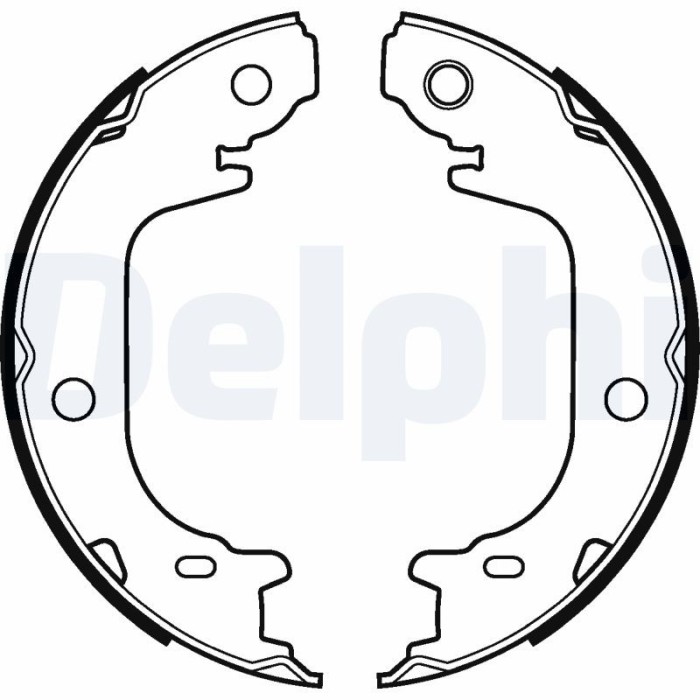 DELPHI LS2122 Set saboti frana, frana de mana