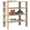 Pantofar Gossi Stejar Sonoma 61x32x70 cm Suport Pantofi Hol PAL Rafturi Depozitare