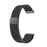 Cumpara ieftin Curea Milanese Slim Fit compatibila Xiaomi AmazFit Stratos, Telescoape QR, 22mm, Negru, Very Dream