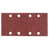 Bosch 2609256A83 - Foaie abraziva dreptunghi 185x93 mm 8 gauri granulatie 120 10 buc