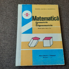 MATEMATICA Geometrie Si Trigonometrie Manual Pentru Clasa A X - Augustin Cota