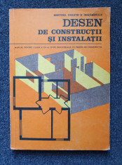 DESEN DE CONSTRUCTII SI INSTALATII Manual clasa a IX-a - Sirbu foto