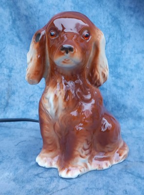 lampa veche din portelan anii 50-60 foto