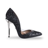 Pantofi Mihai Albu Glitter Onyx Stealth, 35 - 41, Negru