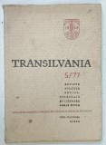 TRANSILVANIA , REVISTA POLITICA SOCIAL - CULTURALA SI LITERARA NOUA , SIBIU , NR. 5 . 1977