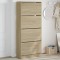 vidaXL Pantofar cu 4 sertare rabatabile, stejar sonoma, 80x34x187,5 cm 3214380