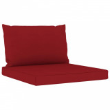 Perne pentru canapea din paleți, 2 buc., roșu vin, textil, vidaXL